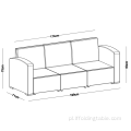 5-osobowa plastikowa sofa na zewnątrz